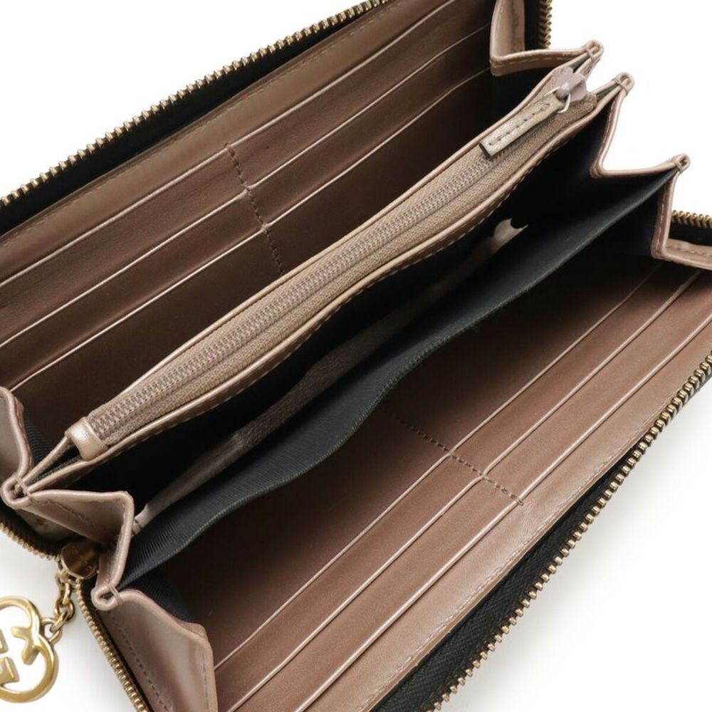 Gucci Shiny Leather Lovely Zip Wallet Black - Picture 5 of 9